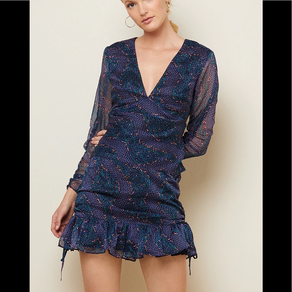 Revolve The East order Estella Snake Print Dress